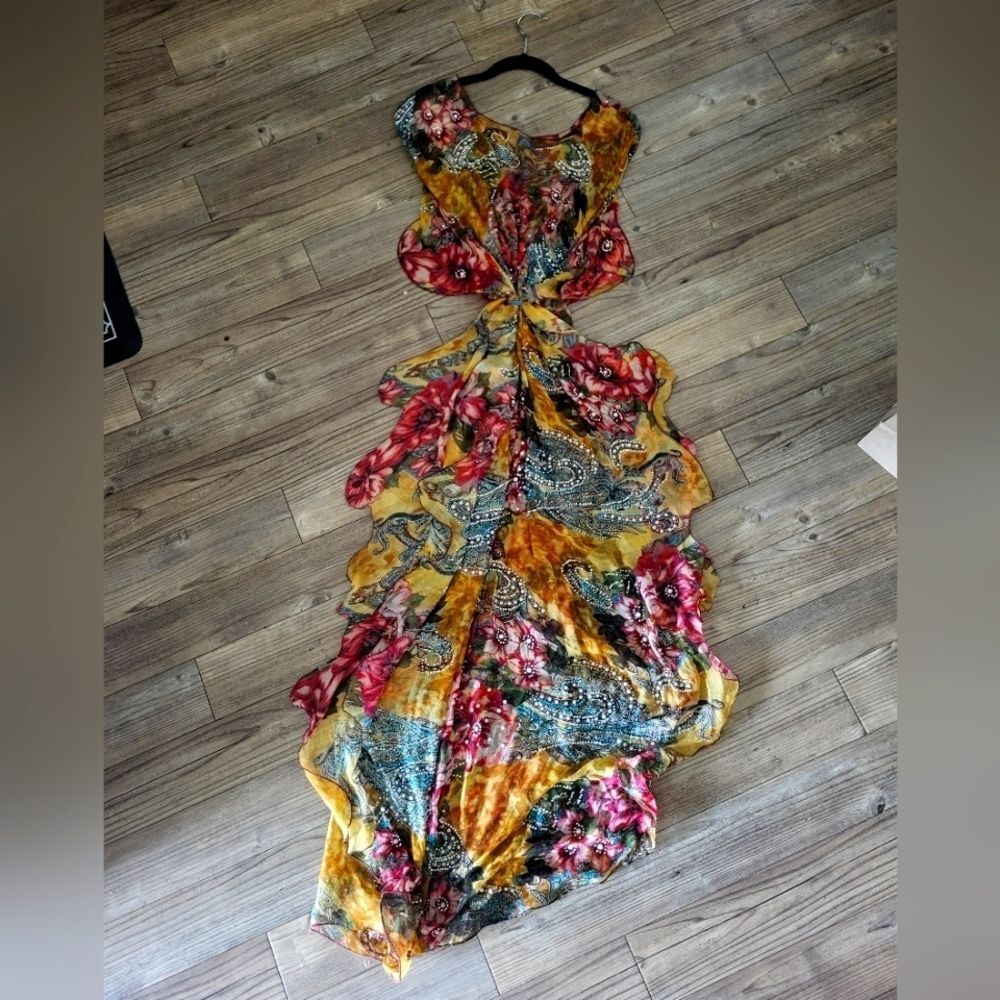 Boho Luxe Vintage Caftan – St. Tropez Dreaming 🌺 - Picture 9 of 10